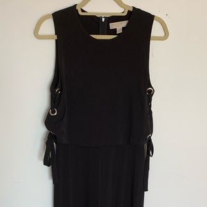 Michael Kors LONG Black Side-Tie JUMPSUIT!